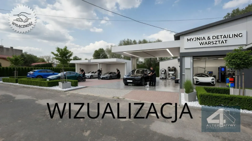Myjnia działki 981 m Potencjał biznesowy
