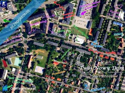 Unikat 61,4m na zielonym Grabiszynku 1. piętro Piwnica 18m