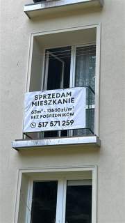 Sprzedam mieszkanie 3-pokojowe z balkonem 63 m