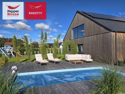 Nowoczesny dom z basenem i spa