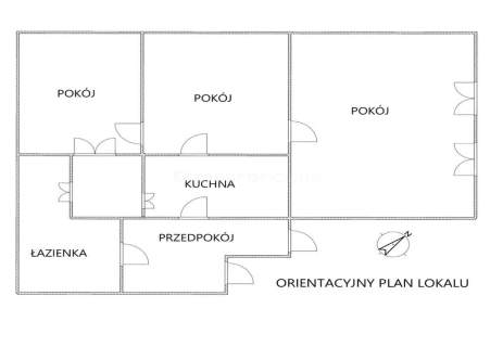 44 m , Parter, Centrum Białogardu, czynsz 280 zł