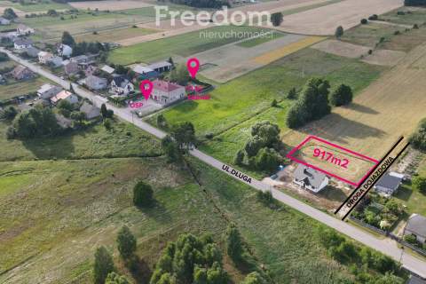 Działka budowlana 917 m na sprzedaż