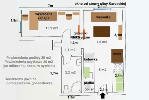 Bielsko-Biała ul. Karpacka 7.