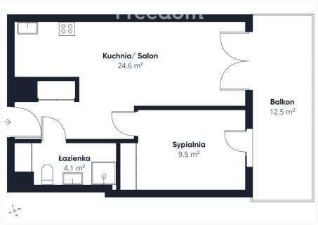 Apartament VIP NOHO 2 pokoje loggia garaż