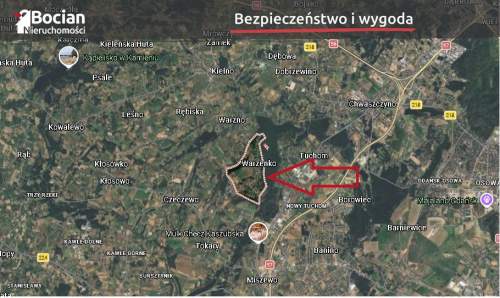Duża, słoneczna Warunki zabudowy na 2 budynki 