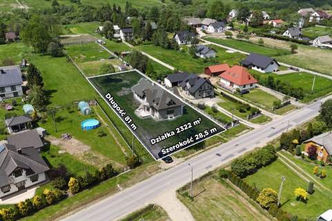 Dom wolnostojący 400m2 Działka 23a Brunary Gorlice
