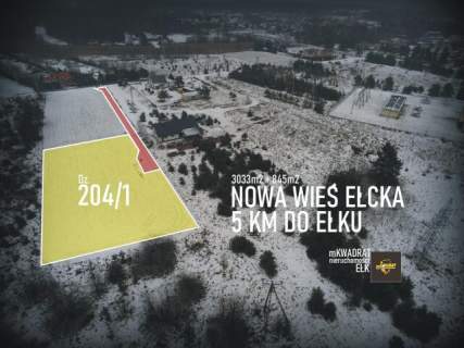 Działka na sprzedaż, 3033 m2, Ełk