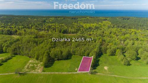 Działka w Krynicy Morskiej z widokiem na Zalew