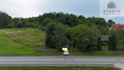 Łososina Dolna - działka z potencjałem 5 773 m2 Malownicza lo