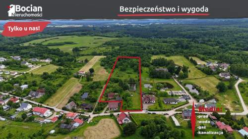 Działka pod rezydencję ze stawem i lasem -Kolbudy