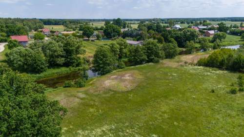 Wyjątkowa działka nad rzeką Wkrą 1,68 ha 200 m linii brzegowej