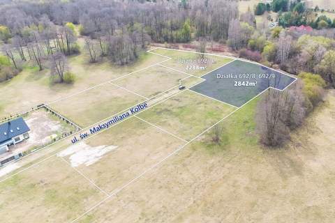 Działka nad rzeką , pow. 2842 m2 Budy Zosine / WZ