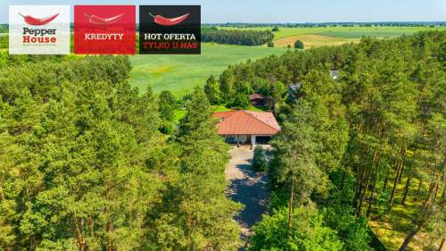 Dom wolnostojący w środku lasu 235m2 basen, sauna