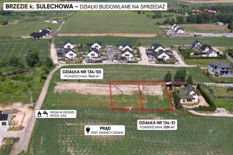 Działki budowlane z MPZP - Brzezie k. Sulechowa