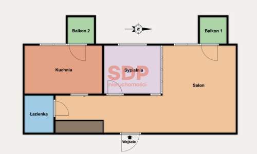 Gotowe do wprowadzenia 2 balkony Parking 800 m od Fabrycznej