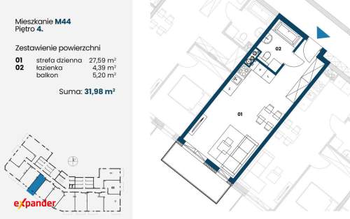 Komfortowe mieszkanie nad Zalewem ul. Kwiatkowskiego, Nowa Dęba