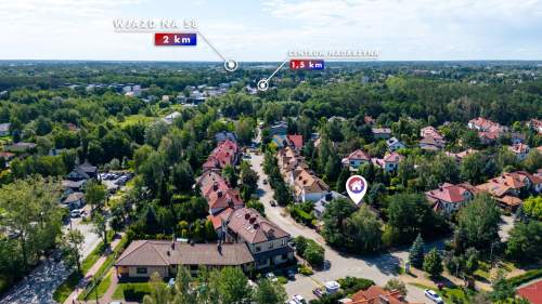 Duży 7 pok. dom na osiedlu zamkniętym blisko Wwy, 0% prowizji