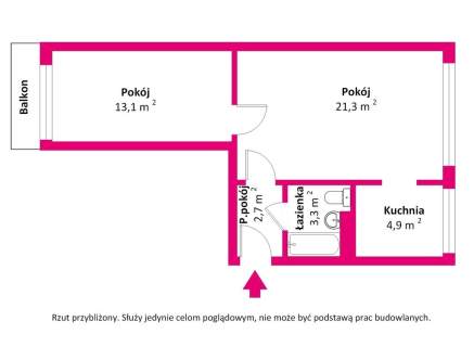 Centrum Świnoujścia 2 pokoje z balkonem