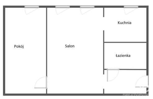 2 pokoje, 46m2 przy Ogrodach Śródmieście, Centrum