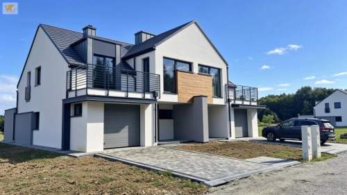 Nowoczesny bliźniak z balkonem i ogrodem - Łańcut, ul. Kąty