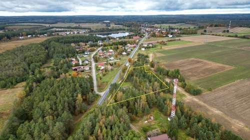 Działka inwestycyjna przy drodze DK-21.