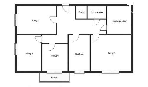 Dla Rodziny 4 pokoje - Krowodrza Górka 57m2