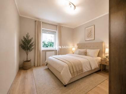 Ustawne 2 pokojowe mieszkanie w apartamentowcu.