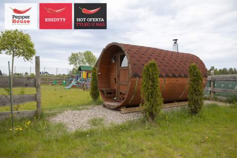 3 domki - gotowa inwestycja Sauna Balia jezioro
