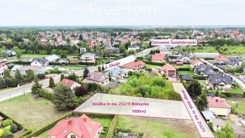 Działka budowlana 1000m2 z MPZP
