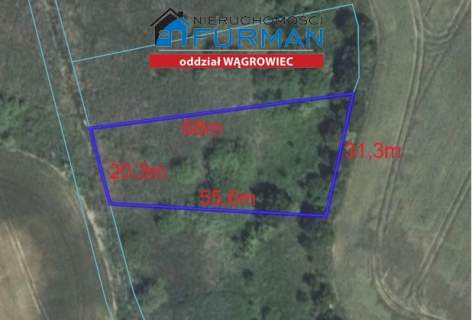 Działka rolna na sprzedaż, 1400 m2, Toniszewo