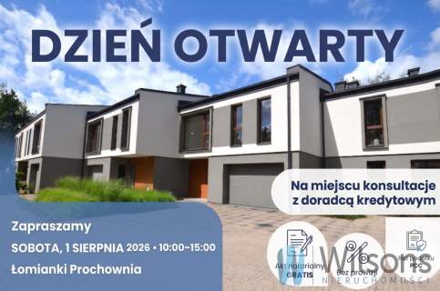 Dom 5 pokoi Ogród Duży garaż Łomianki Centralne
