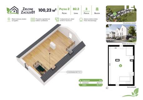 Słomniki I 2-poziomowe, balkon I Bez PCC i prowizj