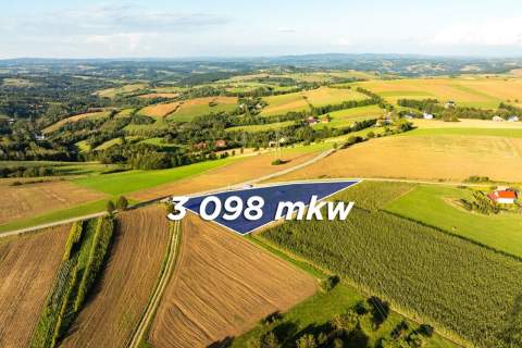 Działka widokowa z WZ Falkowa Gmina Ciężkowice