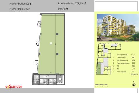 Sprzedam lokal 175 m2 Rzeszów Dworzysko