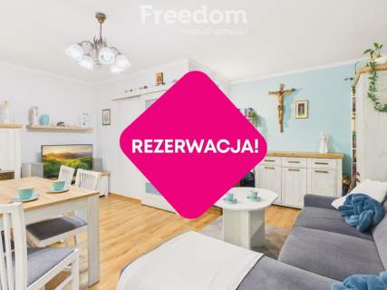 Parter z dużym balkonem i widokiem na zieleń