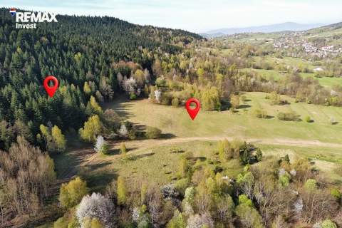 Działka 4.68 ha blisko gór i Jeziora Żywieckiego