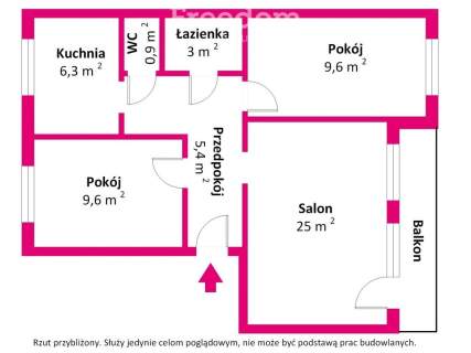 Mieszkanie na wynajem, trzy pokoje, Oświęcim