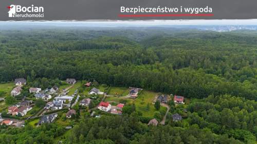 Uzbrojona, płaska działka pod lasem - Gdynia 