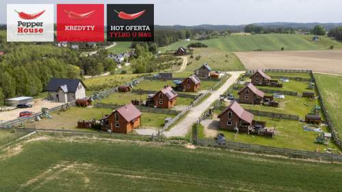 3 domki - gotowa inwestycja Sauna Balia jezioro