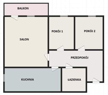Mieszkanie 3 pokojowe, balkon, os. Hutnik Głogów