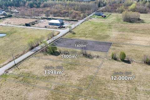 Działka 1400 m2 z warunkami zabudowy gm.Włocławek