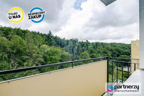 Balkon od południa Widok na las Dwustronne