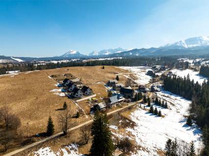 Działka budowlana Zakopane widok, spokojna okolica