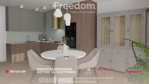 3 pokoje w centrum Giżycka Balkon