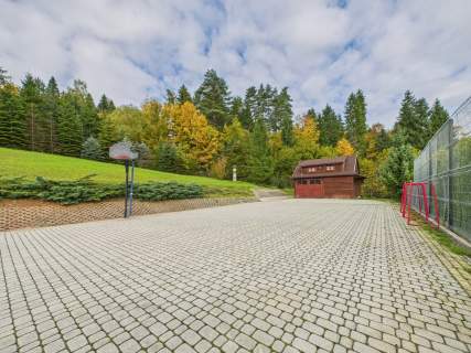 Drewniany dom z widokiem na Tatry   Dursztyn