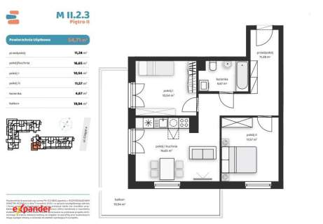 3 pokoje Prądnik Biały Balkon 20 m Promocja