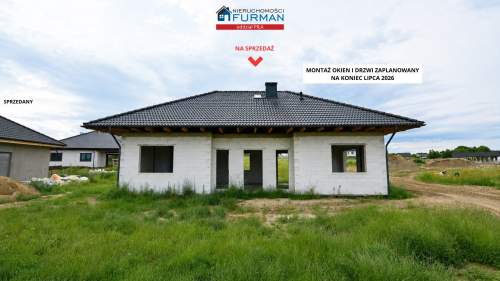 Szydłowo - Dom w stanie surowym - działka 851 m2