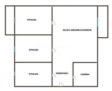 Mieszkanie na sprzedaż, 87,18 m2, Łódź