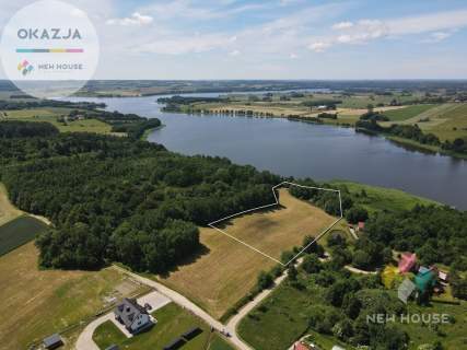Działka z linią brzegową i możliwością zabudowy