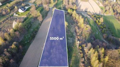 Działka 5500 m PODSTOLICE Gmina Wieliczka
